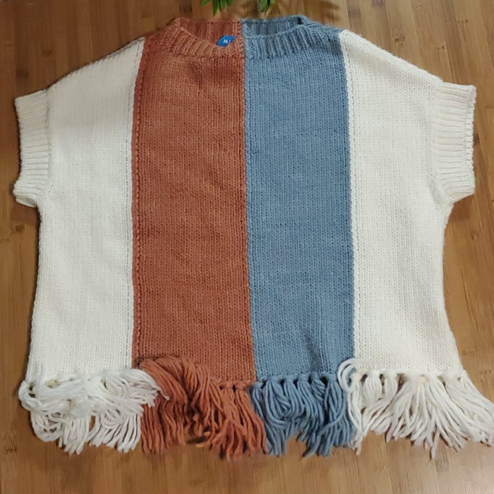 M.i.h. fringe sweater sz med